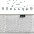 ZINUS 10 Inch Foam and Spring Hybrid Mattress [New Version], Full, Fiberglass Free, Medium Firmness, Durable Support, Certified Safe Foams & Fabric, Mattress in A Box