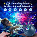 Star Projector,15 Colors Galaxy Projector for Bedroom,15White Noise Light Projector for Bedroom,5.0 Bluetooth Night Light Projector,Nebula Projector Star Lights