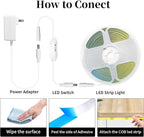 iNextStation COB LED Strip Light Green 16.4FT 5M, DC12V CRI 93+ Dimmable Flexible LED Tape Lights for Bedroom, Kitchen, TV Backlight, Cupboard, Wardrobe, Home Lighting Decor