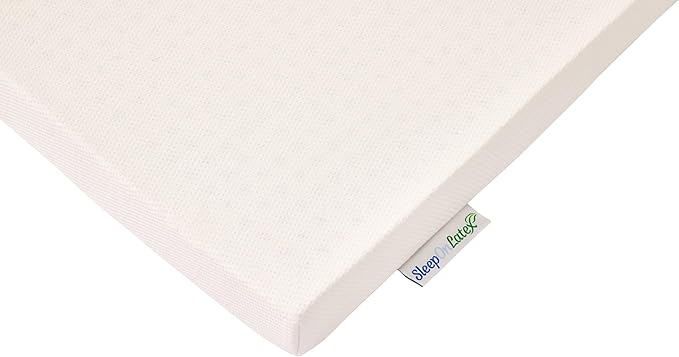 Pure Green Natural Latex Mattress Topper w/Luxury Cover - Soft - 3 Inch - King Size (GOLS Certified Organic)