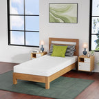 FDW | 6 Inch Twin XL Mattress | Medium Firm | Gel Memory Foam Mattress | White | Bed in a Box, CertiPUR-US Certified | Pressure Relief, Cooling Ventilated Foam | Washable Removable Cover
