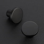 Ravinte 25 Pack Cabinet Knobs Black Kitchen Cabinet Knobs Round Dresser Drawer Pulls Closet Door Pulls 1-1/5 Inch