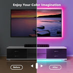Led Lights for Bedroom 300FT (3 Rolls of 100ft), Color Changing RGB Led Strip Lights with 60 Keys Remote and App Control, Music Sync Led Lights for Room Kitchen Party Home Decor