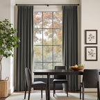 Lazzzy Velvet Blackout Curtains Thermal Insulated Room Window Drapes Super Soft Luxury Curtains for Living Room Bedroom Rod Pocket 2 Panels, Grey, 62" W x 90" L
