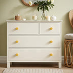 Ravinte 1 Pack Cabinet Knobs Earthy Yellow Kitchen Cabinet Knobs Round Dresser Drawer Pulls Closet Door Pulls 1-1/5 Inch