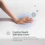 ZINUS 10 Inch Ultra Cooling Gel Memory Foam Mattress, Full, Cool-to-Touch Soft Knit Cover, Pressure Relieving, CertiPUR-US Certified, Mattress in A Box, All-New, Made in USA