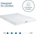 Cool Gel 6 Inch Queen Memory Foam Mattress Medium Firm, Memory Foam Mattress Queen Size Cooling, Made in the USA, 6" Depth with Pressure Relief, CertiPUR-US Certified No Fiberglass, CoolGel Bed
