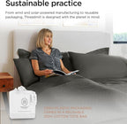 Threadmill Luxury 800 Thread Count 100% Cotton Sheets - Sateen Weave Twin XL Bed-Sheets, Better Than Egyptian Cotton,3 Pc Solid Soft Bedding Set (Dark Grey), Fits 15" Deep Pocket