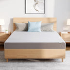 Amazon Basics Memory Foam Mattress, Medium Firm, 8 Inch, Queen, White/Grey