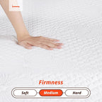 PrimaSleep Full Mattress, 9 Inch Gel Memory Foam Mattress, Gel Infused for Comfort and Pressure Relief, CertiPUR-US Certified, Bed-in-a-Box, Medium Firm, Full Size