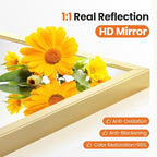 Sweetcrispy 24"x36.5" Arched Gold Bathroom Mirrors for Wall, Bathroom Mirrors for Over Sink, Wall Decor for Bathroom, Entryway, Bedroom, Vanity