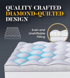 3 Inch Ultra-Fluffy Memory Foam Mattress Topper Twin for Back Pain, Extra Soft Pillow Top Twin Mattress Topper with 4X Support, Mattress Pad with Breathable Air Mesh Sides, 6-21'' Deep Pocket