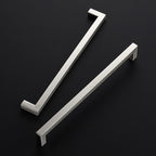 Ravinte 3 Pack 10 Inch Square Cabinet Handles - Satin Nickel & Brushed Nickel Drawer Pulls - Kitchen Cabinet Hardware