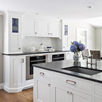 Goo-Ki Oil Rubbered Bronze Cabinet Pulls with Hole Center 2.5''(64MM),Modern Zinc Alloy Finger Pulls for Drawer,Wardrobe,Cupboard,6 Pack