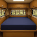 Foamma 6” x 28” x 75” Water Resistant RV Bunk Mattress, Firm High Density Foam, Comfortable and Durable Polyester Cover, Truck, Camper, Travel Trailer, Made in USA