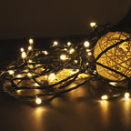 100-1000 LED Christmas Lights, Low Voltage Fairy String Lights with 8 Modes, Ideal for Xmax Tree, Garden, Home, Party, Halloween Festival Deco (Warm White, 200 LEDs)
