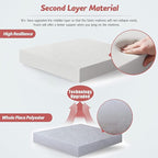 MAXYOYO Bohemian Retro Floor Mattress Vintage Floral Japanese Futon Mattress Roll Up Thicken Sleeping Bed Portable Camping Mattress Floor Lounger Couch Bed Mattress Pad, Twin Size