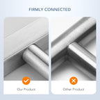Ravinte 25 Pack Cabinet Handles 3 Inch Brushed Nickel Cabinet Pulls Square Hardware for Kitchen Cabinets - 5 Inch Total Length
