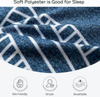 MAXYOYO Grey Cactus Pattern Twin Size Futon Mattress, Quilted Bed Mattress Topper, Extra Thick Folding Sleeping Pad, Breathable Floor Lounger, Guest Bed for Camping, Couch