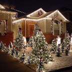 Brizled Christmas Tree Lights, 2 Pack 33ft 100 LED Christmas Lights, 120V UL Certified Connectable Xmas Light Indoor Outdoor, Clear Mini Light for Xmas, Tree, Home, Holiday, Green Wire, Bright White