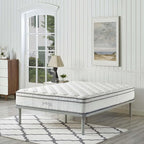 Modway Jenna 10” Innerspring and Memory Foam Queen Mattress With Individually Encased Coils