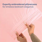 King Size 4 Piece Sheet Set - Comfy Breathable & Cooling Bed Sheets Set - Hotel Luxury Bedding for Women, Men, Kids, Teens, Boys & Girls - Deep Pockets, Ultra-Soft, Wrinkle Free - Oeko-Tex - Baby Pink