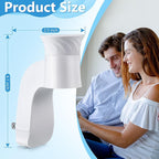 2 Pack Wall Fragrance Plug in Compatible with Bath and Body Works WallFlower Fragrances, ETL Certified, Rotatable, Precise Scent Control Fragrance Diffuser Plug for Home, Office (White)