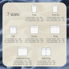 LuxClub 4 PC Queen Sheet Set, Deep Pockets Wrinkle Free Cooling Bed Sheets Hotel Bedding for Women, Men, Kids & Teens, Includes 1 Fitted Sheet, 1 Flat Sheet and 2 Pillowcases - Silky Soft Oxford