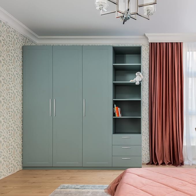 Ravinte 3 Pack Brushed Nickel Kitchen Cabinet Handles 10 Inch Cabinet Pulls Square Kitchen Hardware for Cabinet Drawer Pulls Drawer Handles Come with Screwdriver