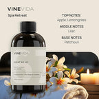 VINEVIDA [16 Fl Oz] Spa Retreat Fragrance Oil for Cold Air Diffusers - Essential Oils for Diffuser Oil Refill & Air Freshener Room Spray