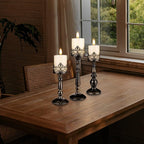 Vintage Candle Holder for Table Centerpiece Gothic Candle Stand Set