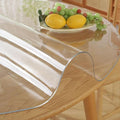 72 Inch Clear Round Table Cover Protector 1.5mm Thick Table Protector for Dining Room Waterproof Plastic PVC Vinyl Tablecloth Cover Circle Tabletop Desk Pad Mat for Furnture Coffee End Bed Side Table