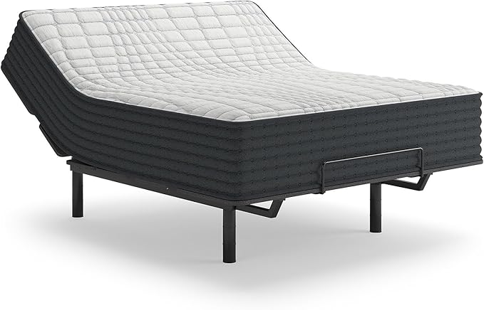 Signature Design by Ashley Hybrid 1200 12" Firm Moisture Wicking Mattress with Charcoal-Infused Gel Memory Foam and Edge Support for Pressure Relief, Temperature Regulating, King, Fiberglass Free