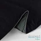 Utopia Bedding Comforter Duvet Insert, Quilted Comforter with Corner Tabs, Box Stitched Down Alternative Comforters King Size (Black/Grey)