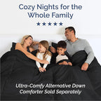 Cal King Size 4 Piece Sheet Set - Comfy Breathable & Cooling Bed Sheets Set - Hotel Luxury Bedding for Women, Men, Kids, Teens, Boys & Girls - Deep Pockets, Ultra-Soft, Wrinkle Free - Oeko-Tex - Black