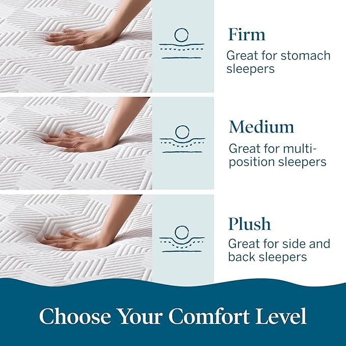 Lucid 10 Inch Memory Foam Mattress - Firm Feel - Infused with Refreshing Bamboo Charcoal and Cooling Gel - Bed in a Box - Temperature Regulating - Pressure Relief - Breathable - Twin XL Size