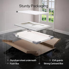24 x 36 LED Vanity Mirror for Bathroom, Frontlit & Backlit LED Mirror for Bathroom with 3 Colour Lights, Wall Vanity Mirror with Anti-Fog, Shatterproof & Memory Function, Perfect for Modern Bathrooms