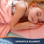 Walensee Fleece Blanket Plush Throw Fuzzy Lightweight (XL-Twin Size 66x90 Pink) Super Soft Microfiber Flannel Blankets for Couch, Bed, Sofa Ultra Luxurious Warm and Cozy for All Seasons