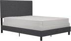 DHP Janford Upholstered Bed, Gray Linen, Full