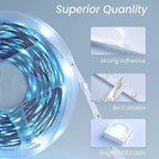VOLIVO Led Strip Lights 130ft, 44Key IR Remote Control Led Light Strip, Color Changing Lighting for Bedroom, Home Decor
