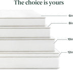 ZINUS 10 Inch Foam and Spring Hybrid Mattress [New Version], Twin, Fiberglass Free, Medium Firmness, Durable Support, Certified Safe Foams & Fabric, Mattress in A Box