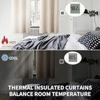 BGment Blackout Curtains - Grommet Thermal Insulated Room Darkening Bedroom and Living Room Curtains, Set of 2 Panels (70 x 84 Inch, Champagne)