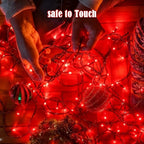 BHCLIGHT 240LED Christmas Voice Control String Lights Red