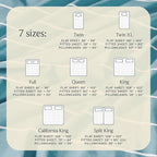LuxClub Striped Sheets, 3 PC Striped Bed Sheets Twin Size, Deep Pockets Wrinkle Free-Kids-Fitted Sheets Machine Washable Hotel Bedding (Twin, Light Blue)
