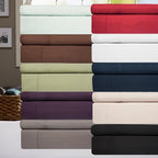 Full Size Bed Sheets - 6 Piece 1500 Supreme Collection Fine Brushed Microfiber Deep Pocket Full Sheet Set Bedding - 2 Extra Pillow Cases, Great Value, Full, Navy