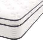 Modway Jenna 10” Innerspring and Memory Foam Twin XL Mattress With Individually Encased Coils, White