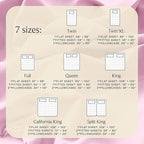 LuxClub 4 PC Sheet Set Bed Sheets Deep Pockets 16" Eco Friendly Wrinkle Free Cooling Machine Washable Hotel Bedding Silky Soft - Powder Pink California King