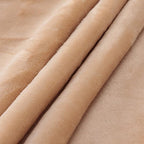 NANPIPER Baby Sherpa Blanket,Warm Toddler Throw Blanket,Soft Newborn Fleece Blanket for Winter (Beige,30x40 inches)