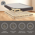 Hercules 8 Inch High Profile Instant Foundation Box Spring Replacement, Queen