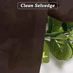 OVZME Brown Sheer Curtains 36 inches Long, Short Kitchen Window Treatment Solid Sheers Cafe Curtains Tiers Voile Half Window Curtains 2 Panels for Kitchen Room Laundry, Rod Pocket, 42" Wx36 L